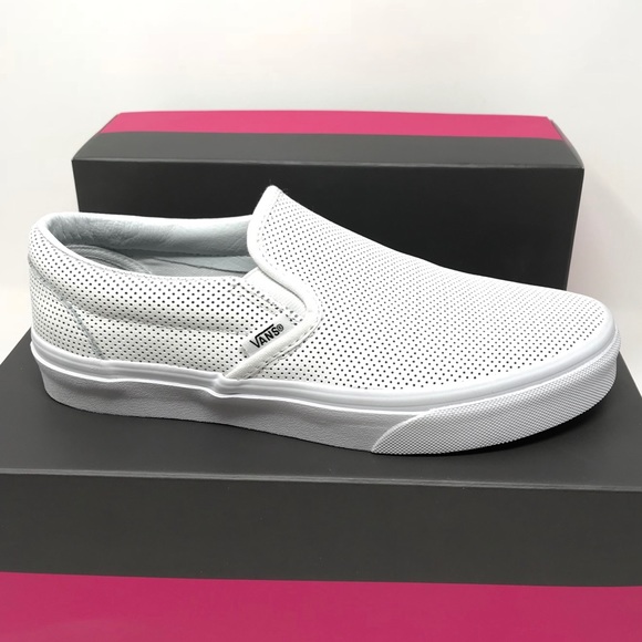 white perforated vans